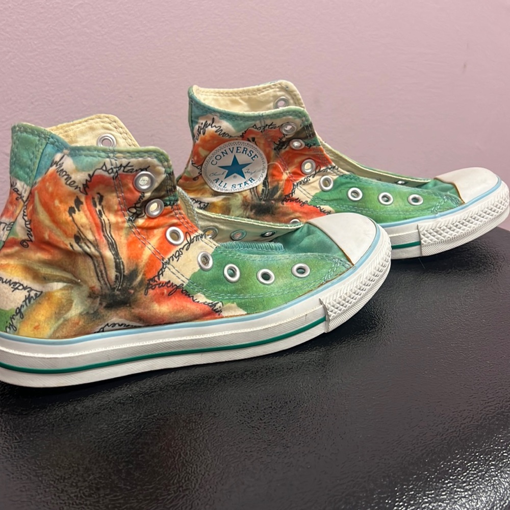 Unique multi color converse